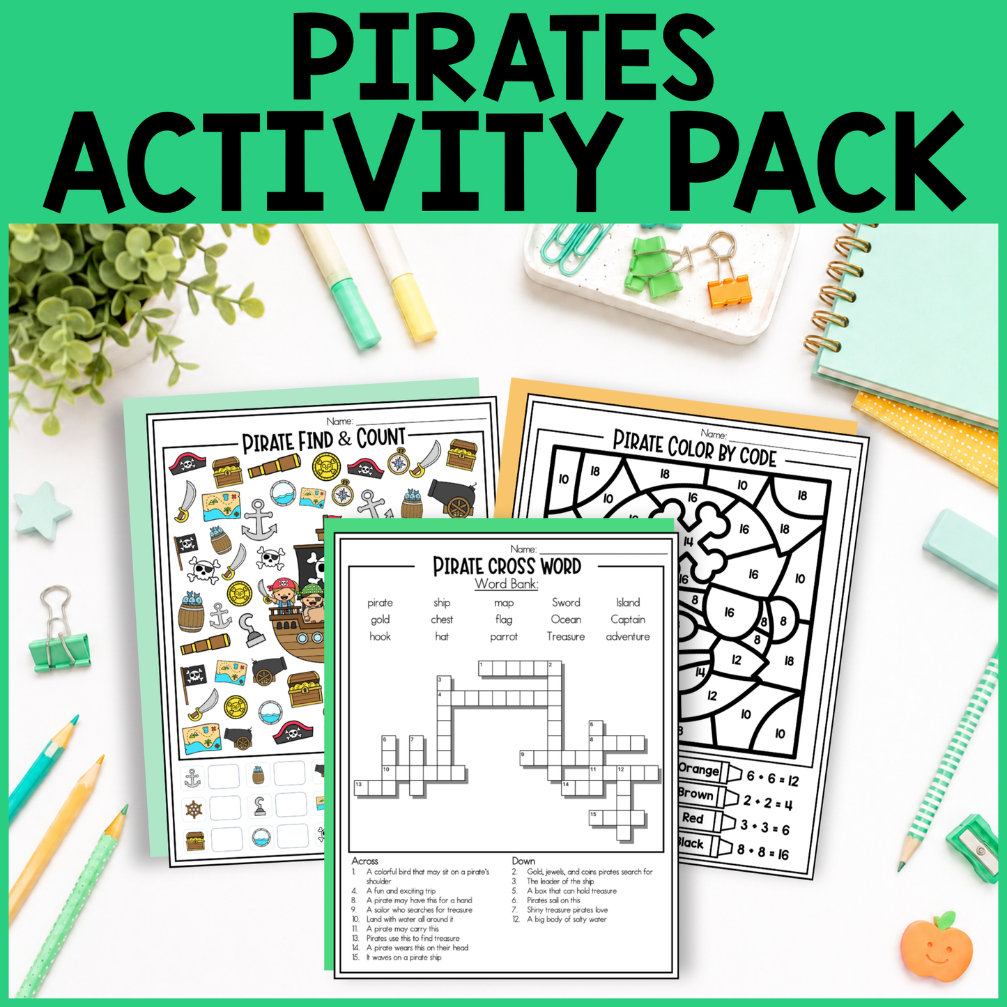 Pirates Activity Pack