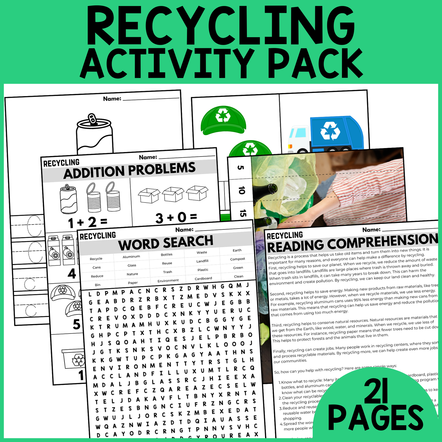 Recycling Activity Pack