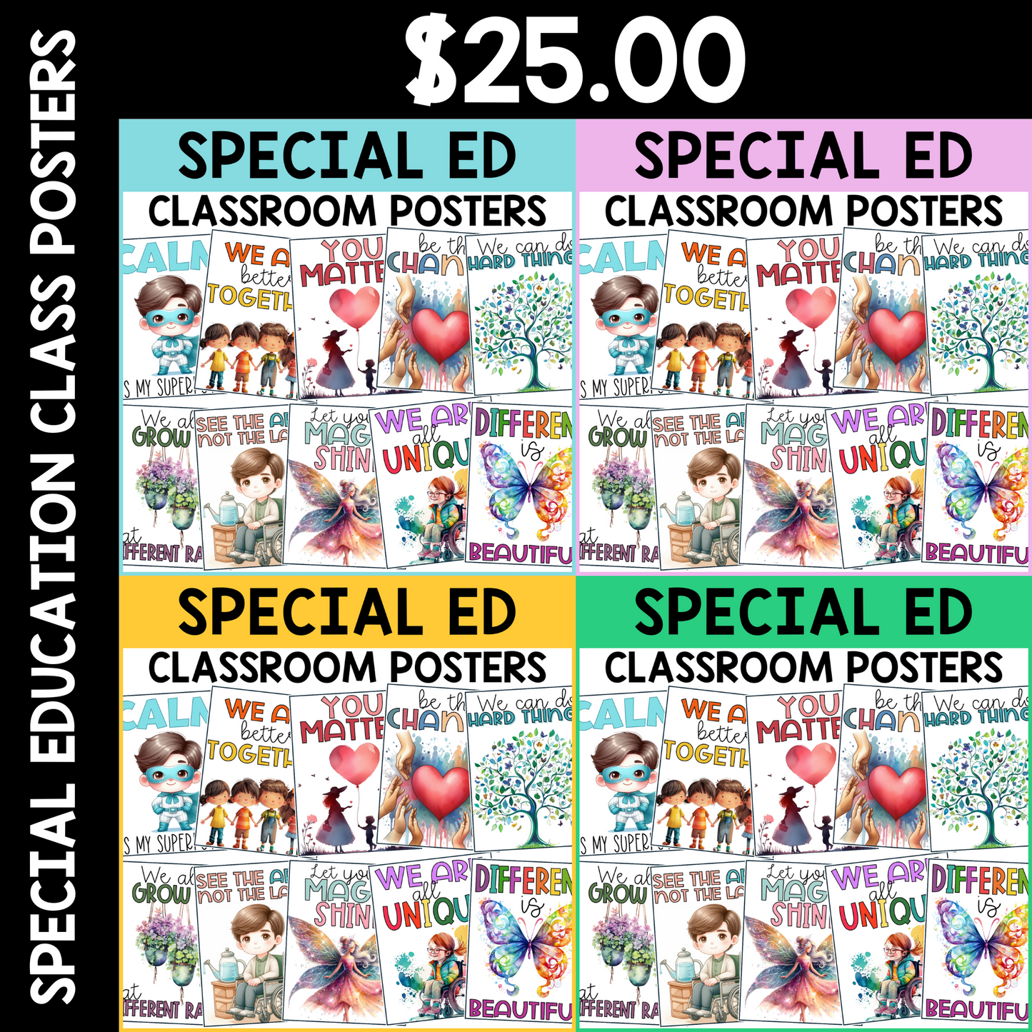 Special Education Classroom Posters β Set of 10 ππ§©