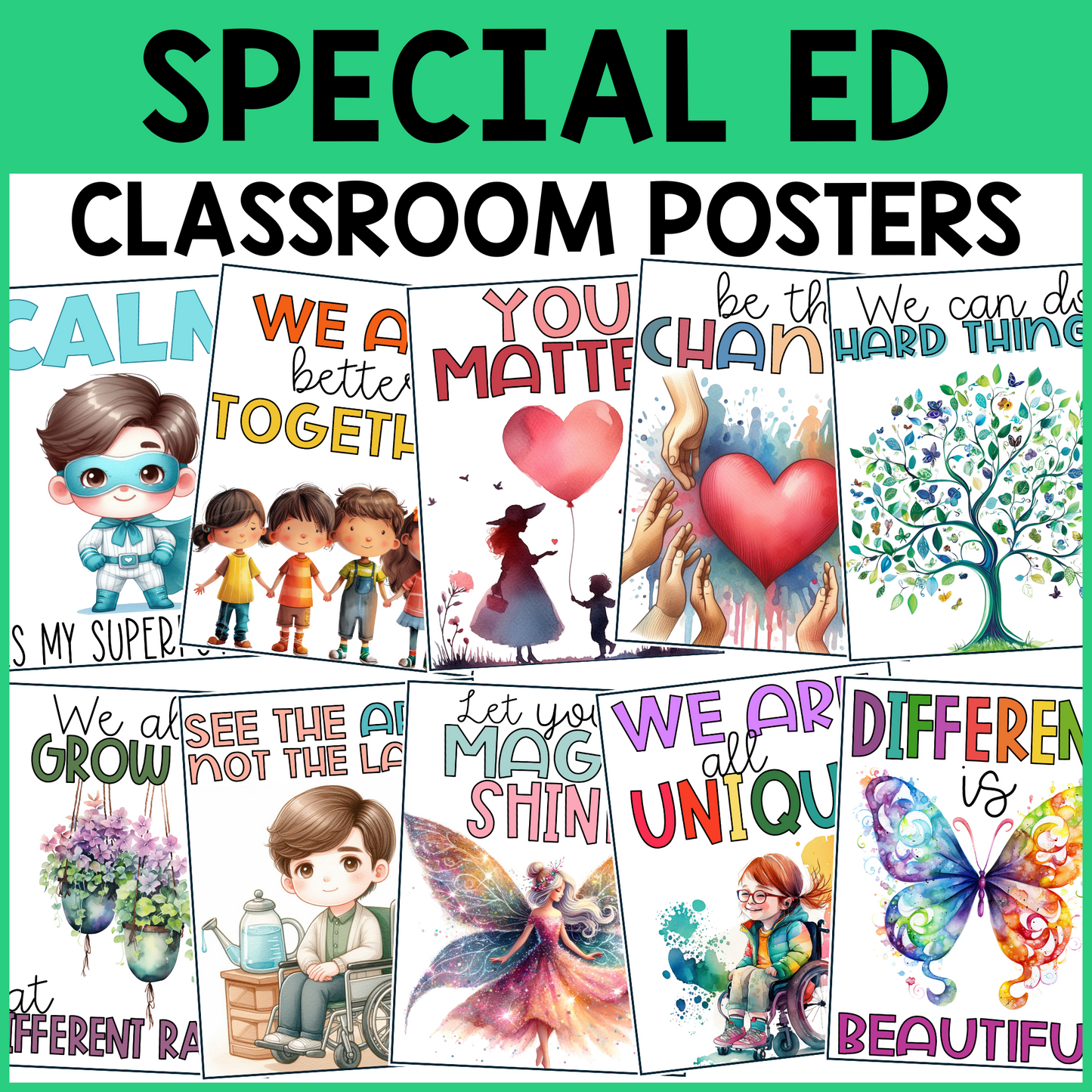 Special Education Classroom Posters β Set of 10 ππ§©