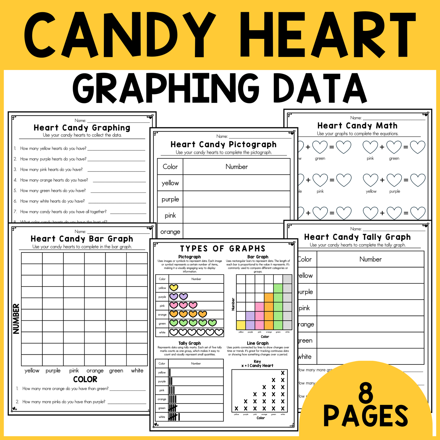 Candy Heart Graphing