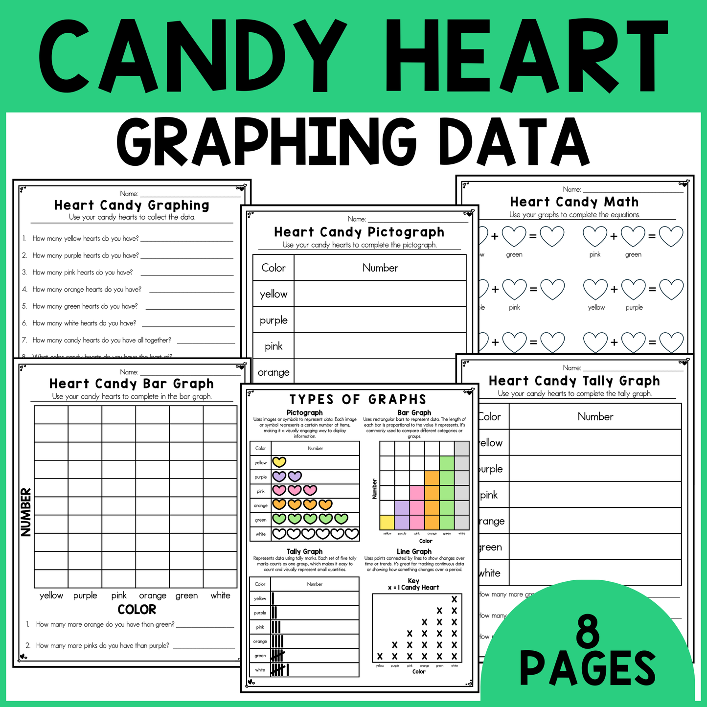 Candy Heart Graphing