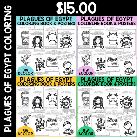 Plagues of Egypt Coloring Pages