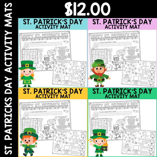 St. Patricks Day Activity Mat