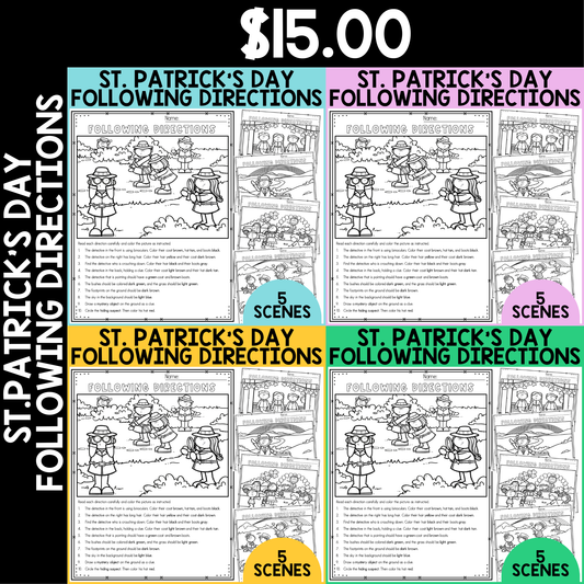 St. Patrick's Day Following Directions