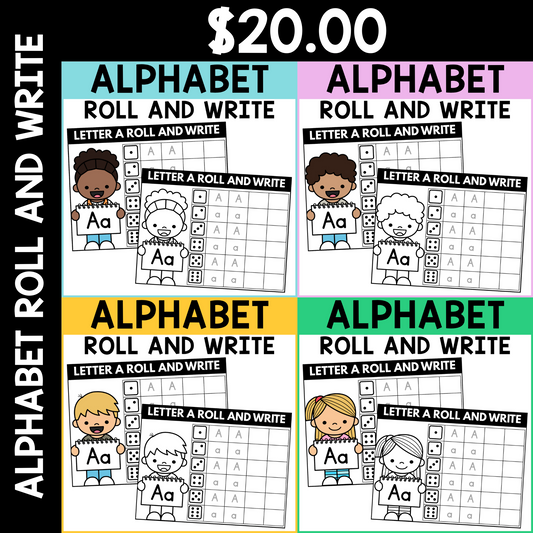 Alphabet Roll and Write