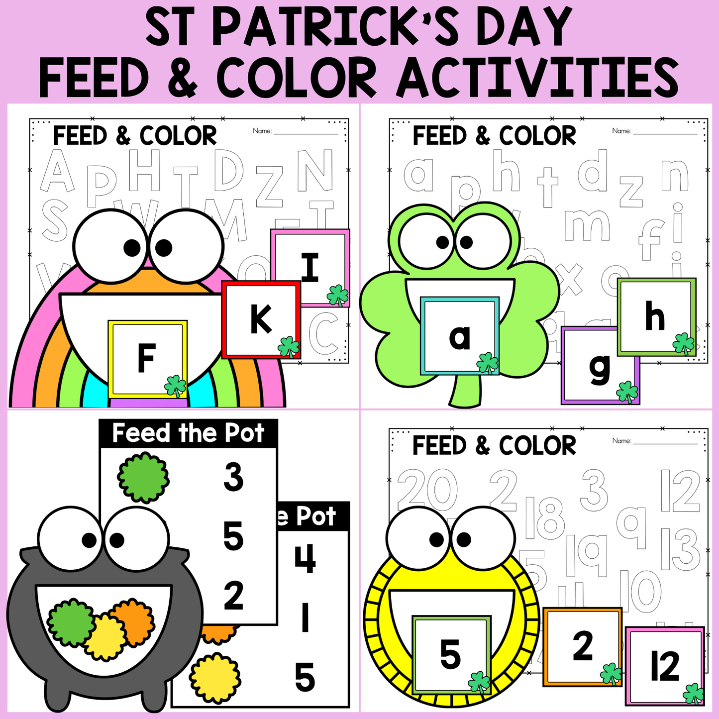 St. Patricks Day Feed and Color