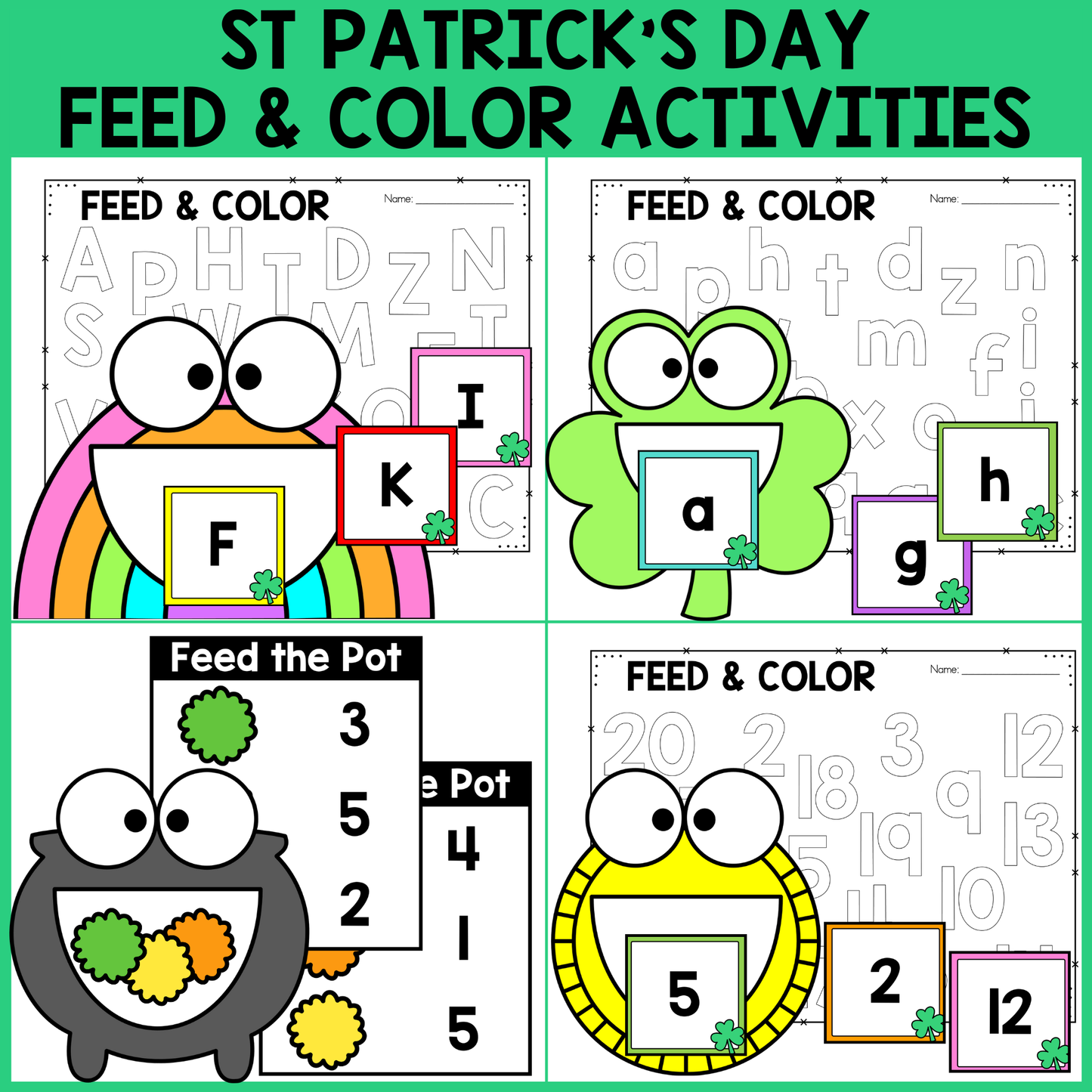 St. Patricks Day Feed and Color