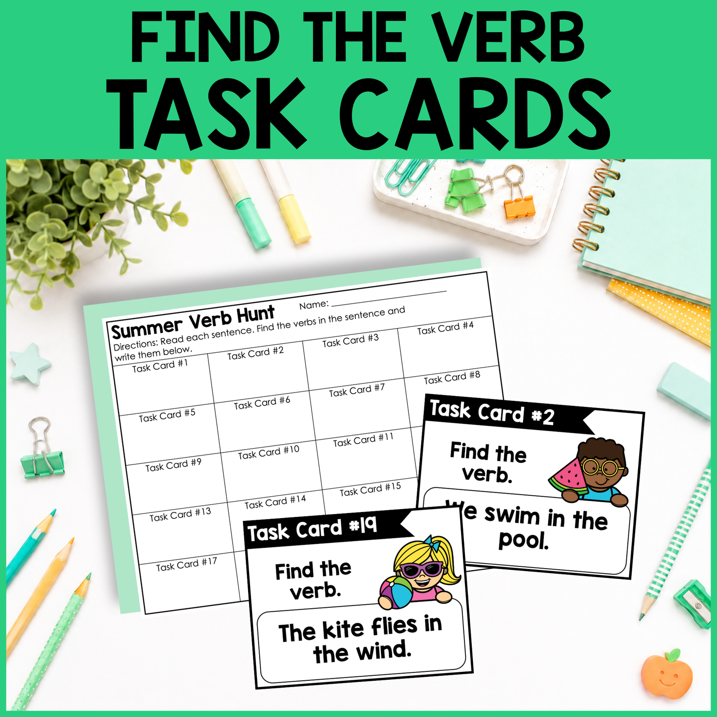 Summer Find the Verb