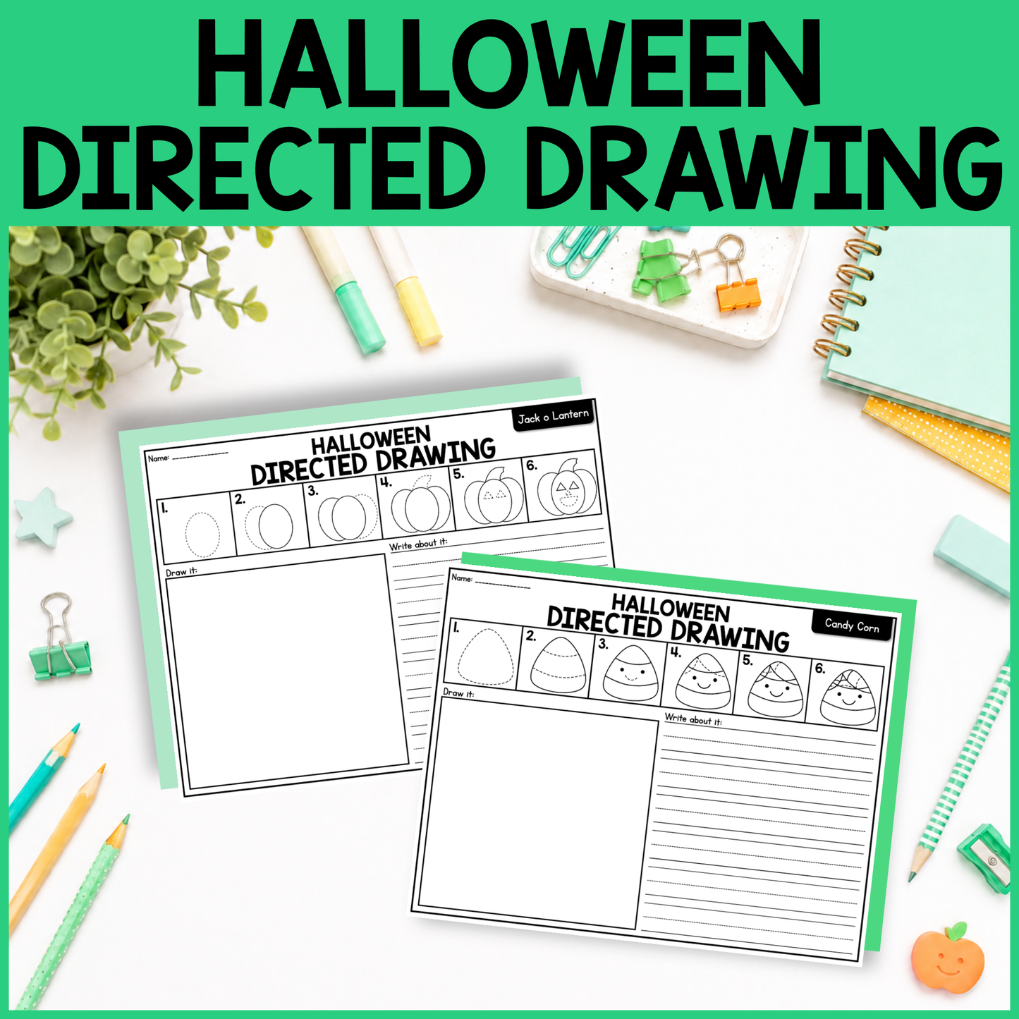 Halloween Directed Drawing