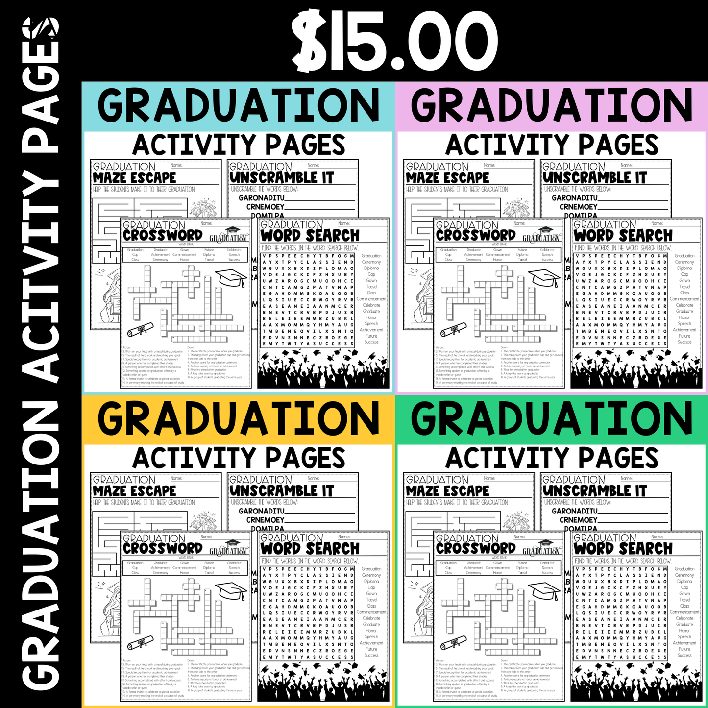 Graduation Activity Pages