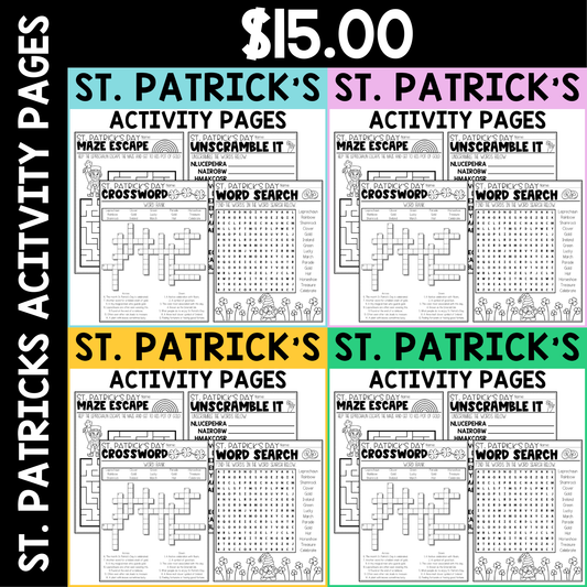 St. Patrick's Day Activity Pages