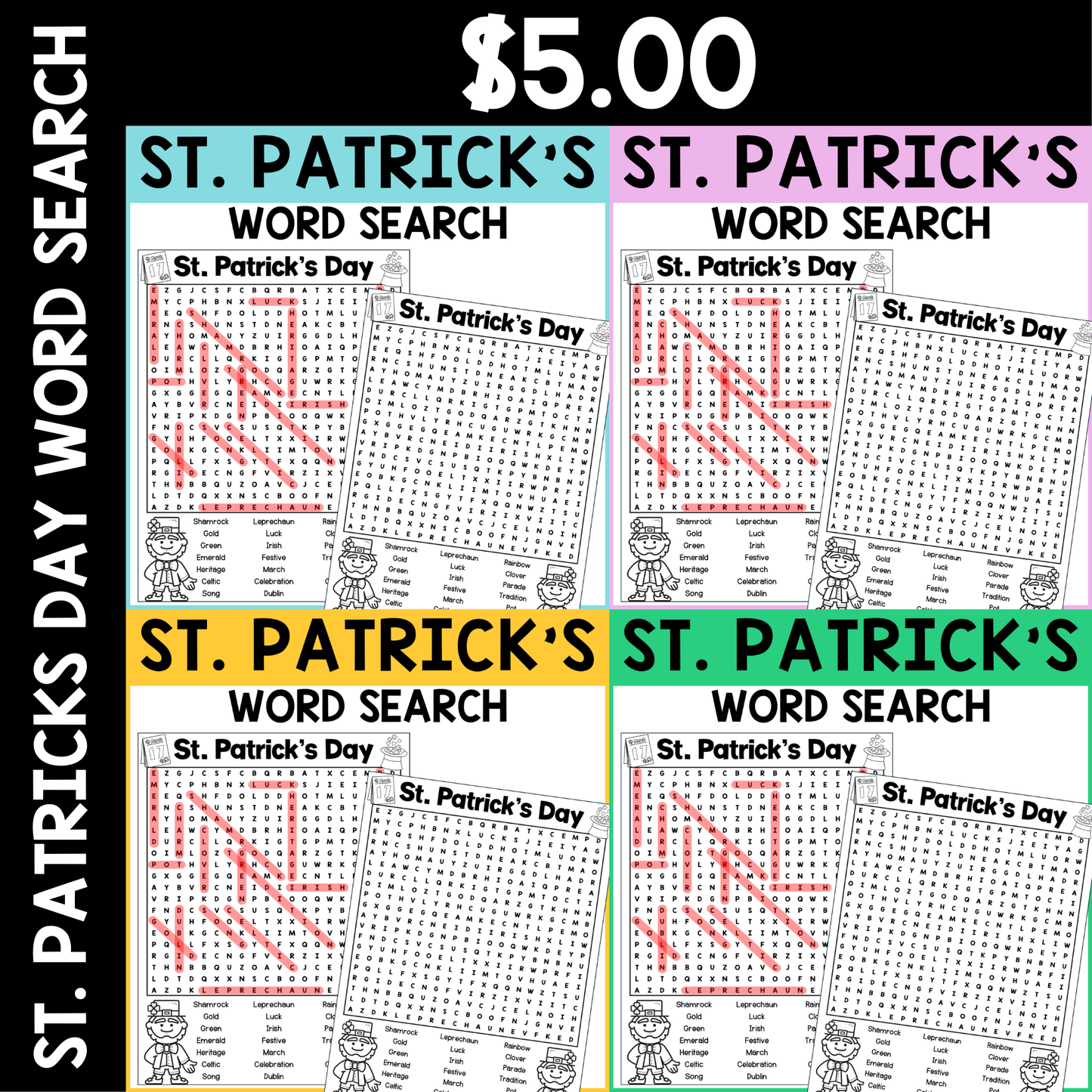 St. Patrick's Day Word Search