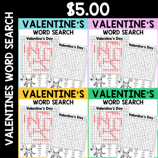 Valentine's Day Word Search