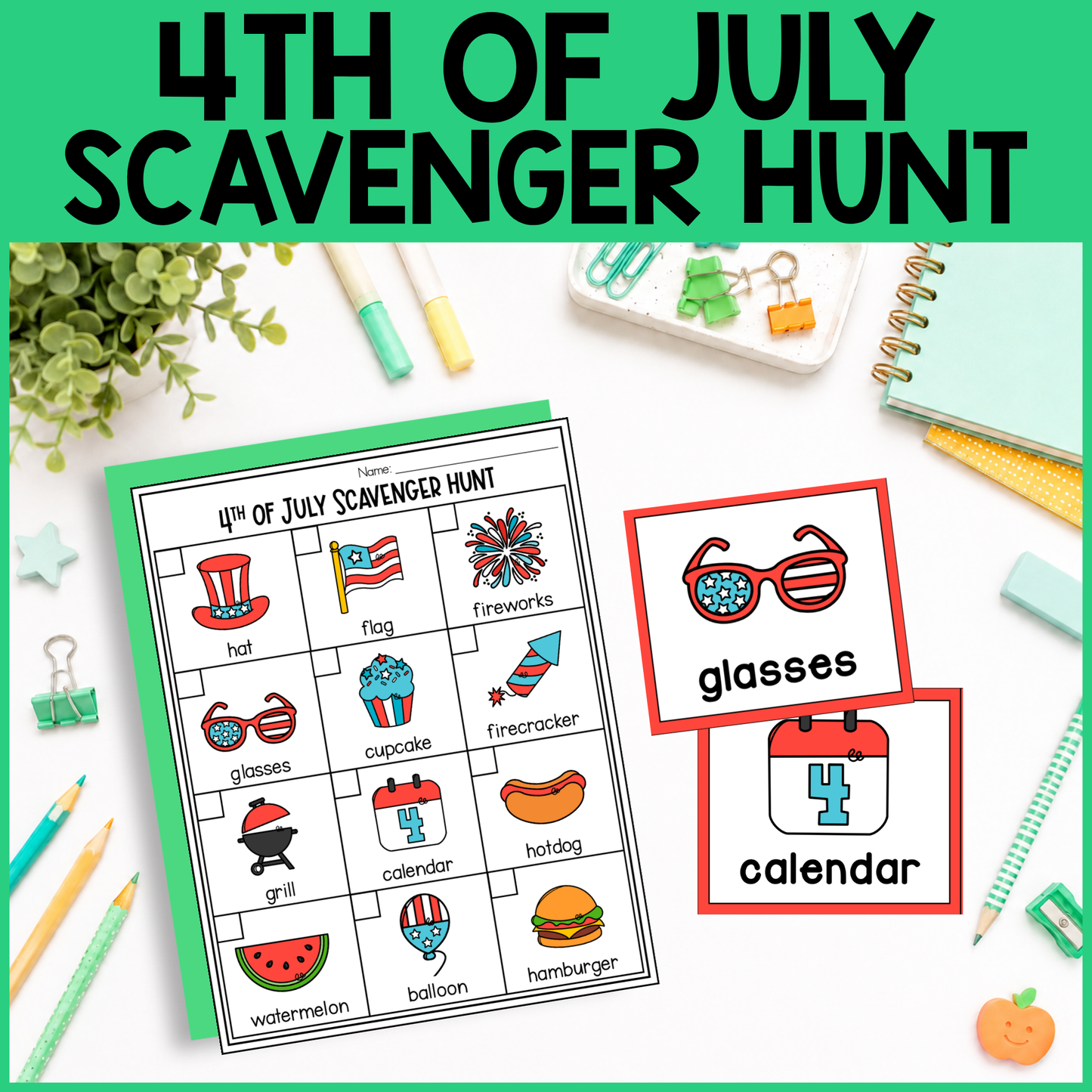 4th of July Scavenger Hunt