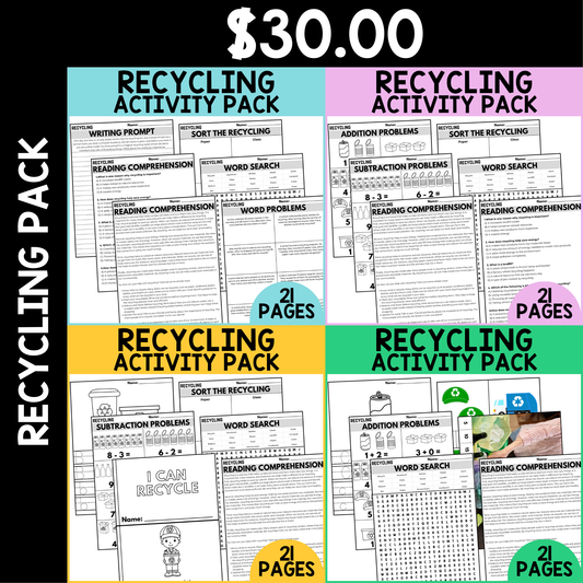Recycling Activity Pack