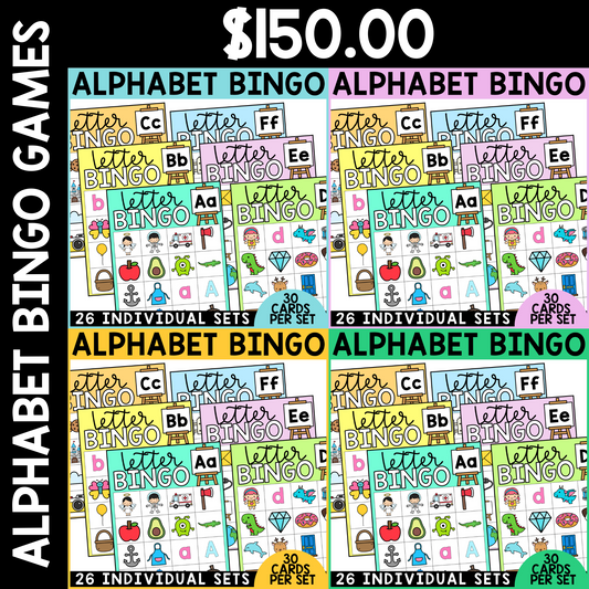 Alphabet Bingo Bundle