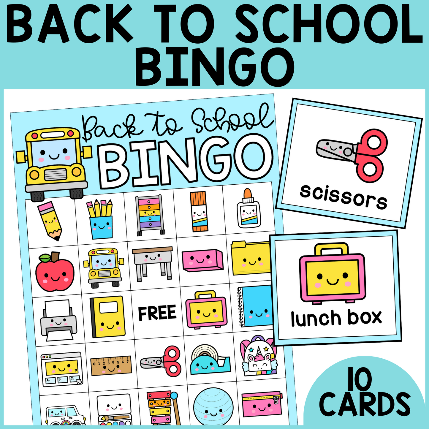 Back to School Bingo