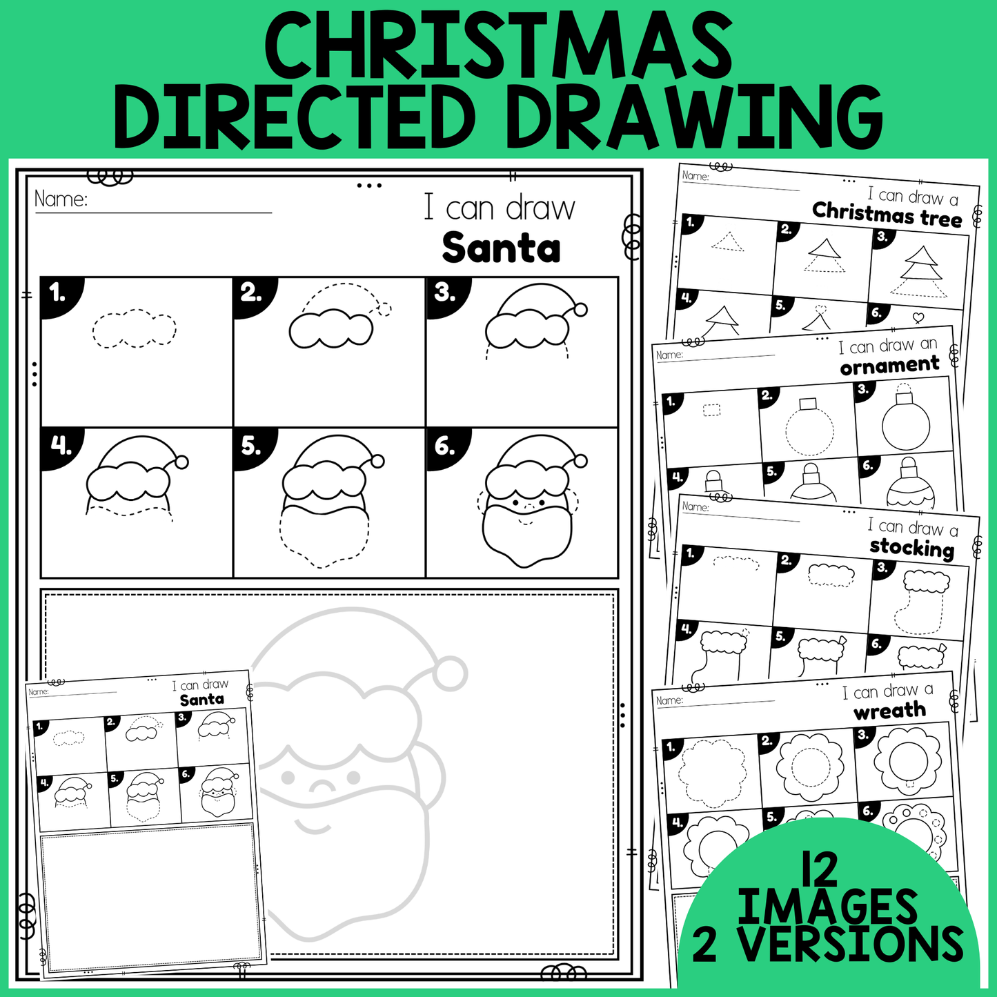 Christmas Directed Drawing