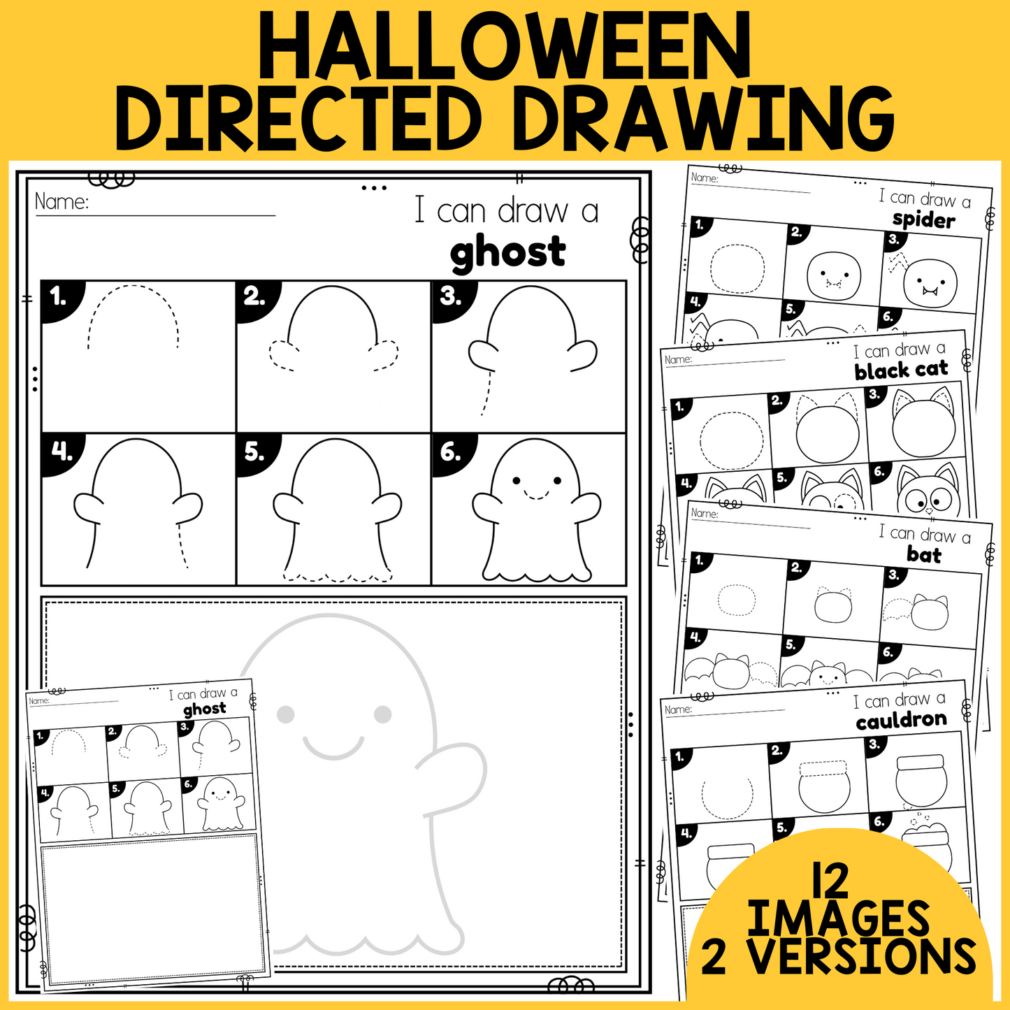 Halloween Directed Drawing