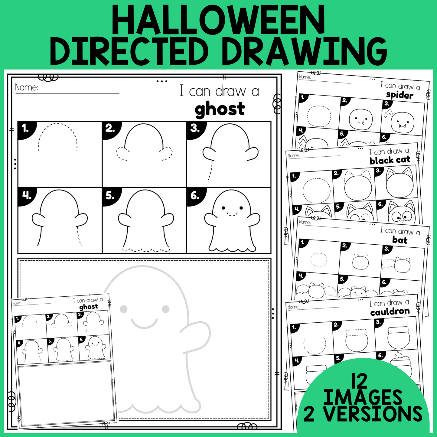 Halloween Directed Drawing