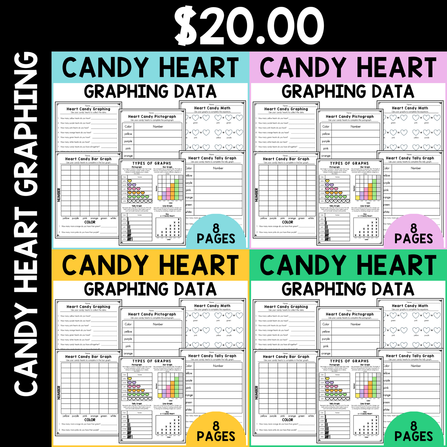 Candy Heart Graphing