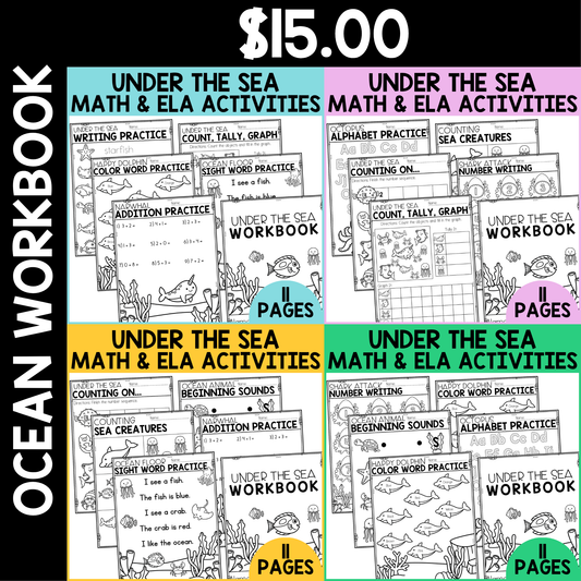 Under the Sea Workbook