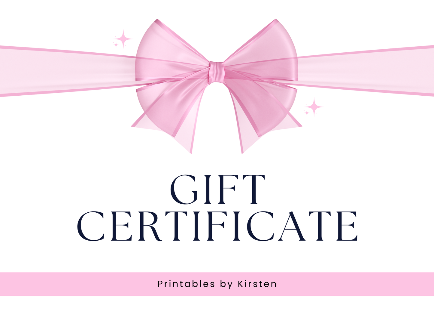 Gift Certificate