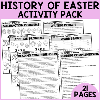 The History of Easter Activity Pack