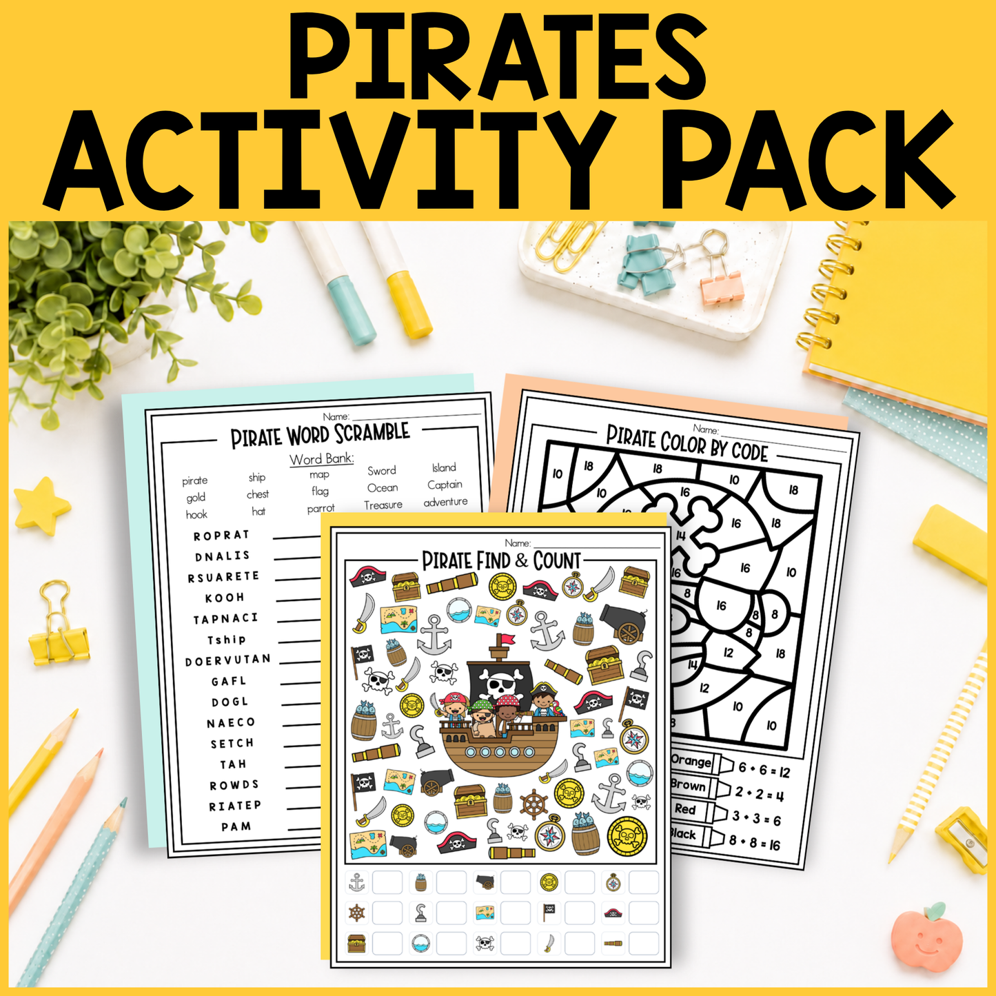 Pirates Activity Pack