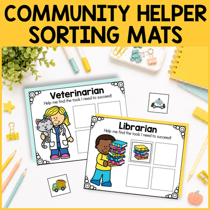 Community Helper Sorting Mats