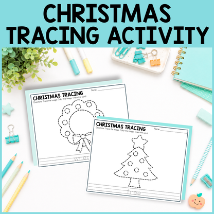 Christmas Tracing Activity
