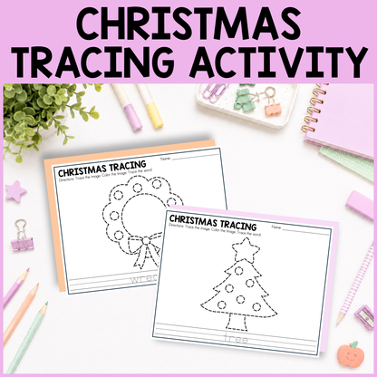 Christmas Tracing Activity