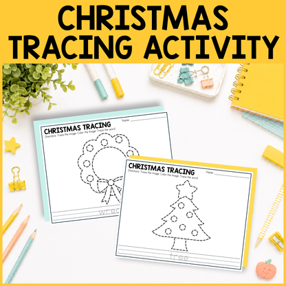 Christmas Tracing Activity