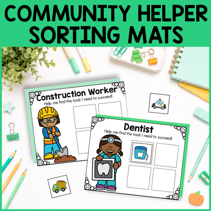 Community Helper Sorting Mats