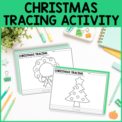 Christmas Tracing Activity