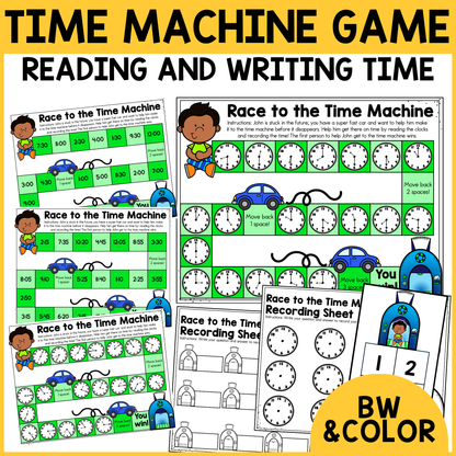 Time Machine - Telling Time Game