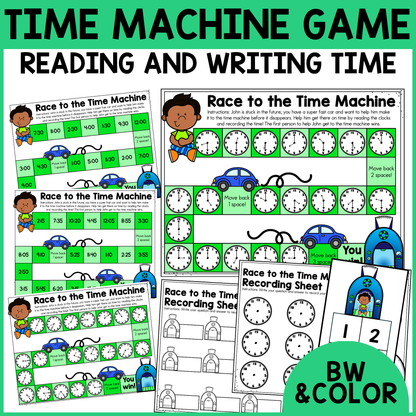 Time Machine - Telling Time Game