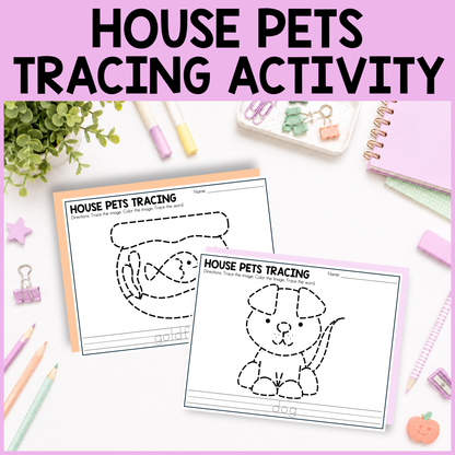 Pets Tracing Activity