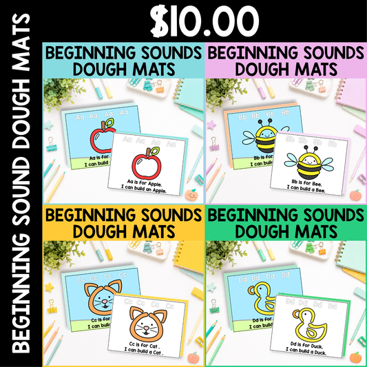 Beginning Sound Dough Mats