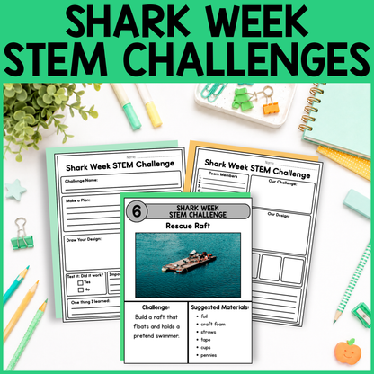 Shark Week STEM Challenges