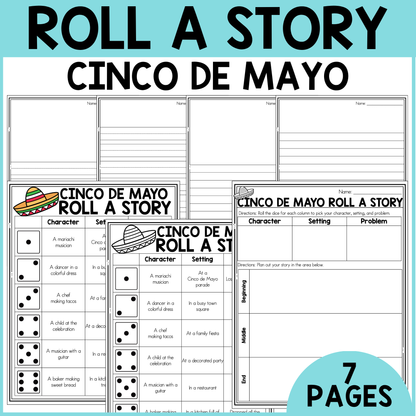 Cinco De Mayo Roll a Story
