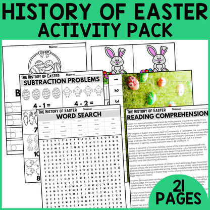 The History of Easter Activity Pack