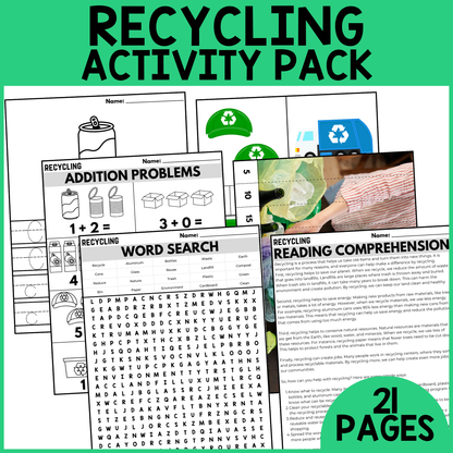 Recycling Activity Pack