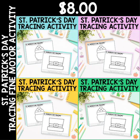 St. Patrick's Day Tracing Activity