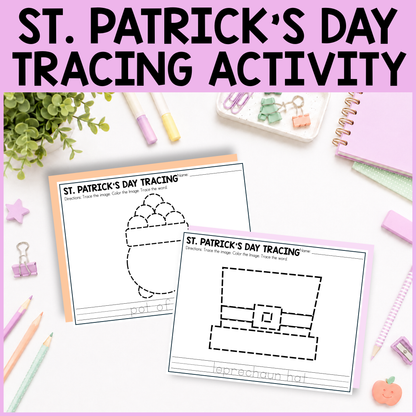 St. Patrick's Day Tracing Activity