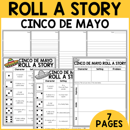 Cinco De Mayo Roll a Story