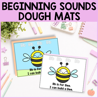 Beginning Sound Dough Mats