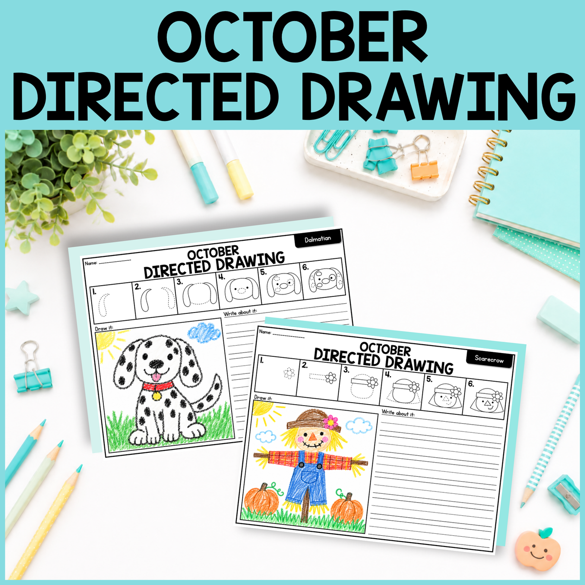 October Directed Drawing