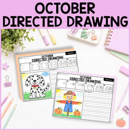 October Directed Drawing